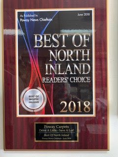 Best Of North Inland Award: 2018 from POWAY CARPETS in Poway, CA